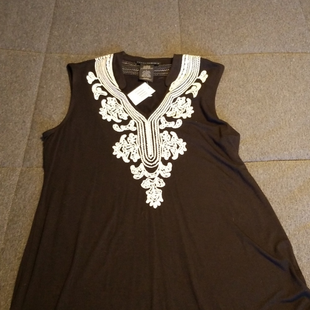 Black coverup dress